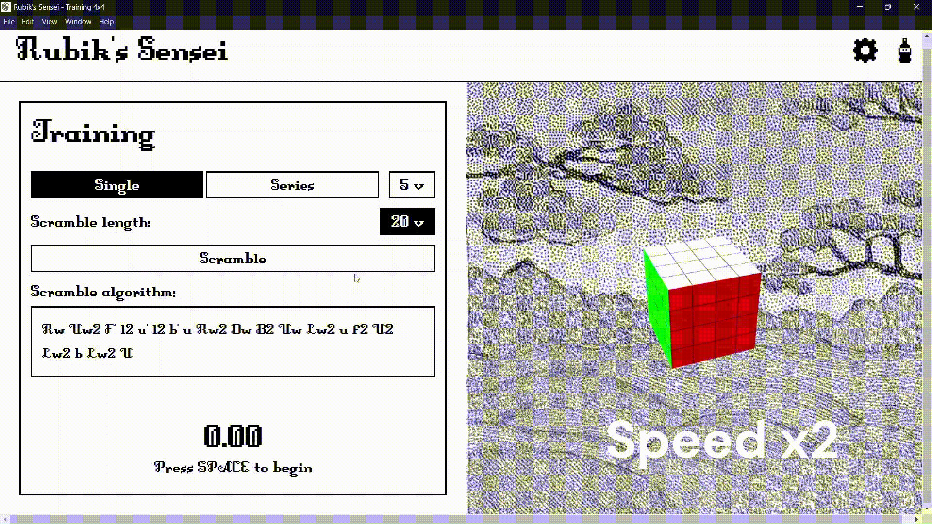Rubik's Sensei demo GIF 1